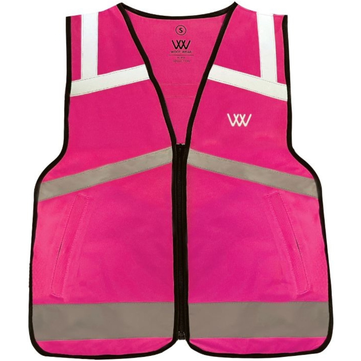 Woof Wear Hi Vis Riding Vest VZ -  Hi Viz Pink